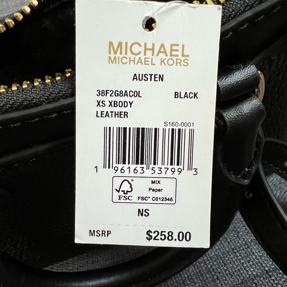 NWT MICHAEL KORS AUSTEN EXTRA SMALL CROSSBODY SATCHEL - Picture 10 of 10
